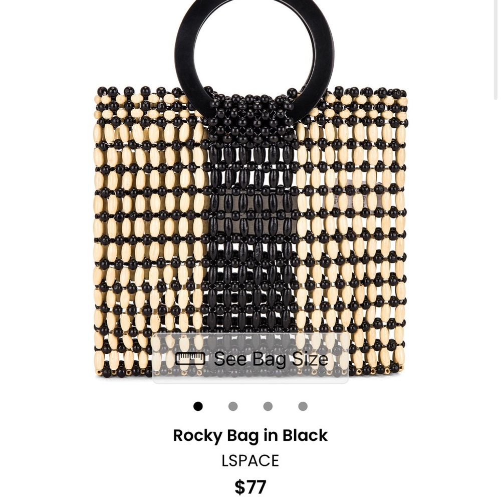 l*space Rocky Bag in Black and Cream